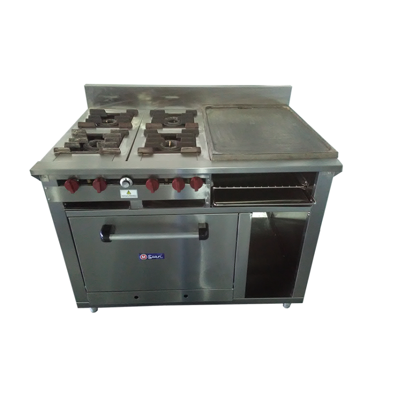 COCINA 4 HORNILLAS Y HORNO HORVEN  (MOD125)   